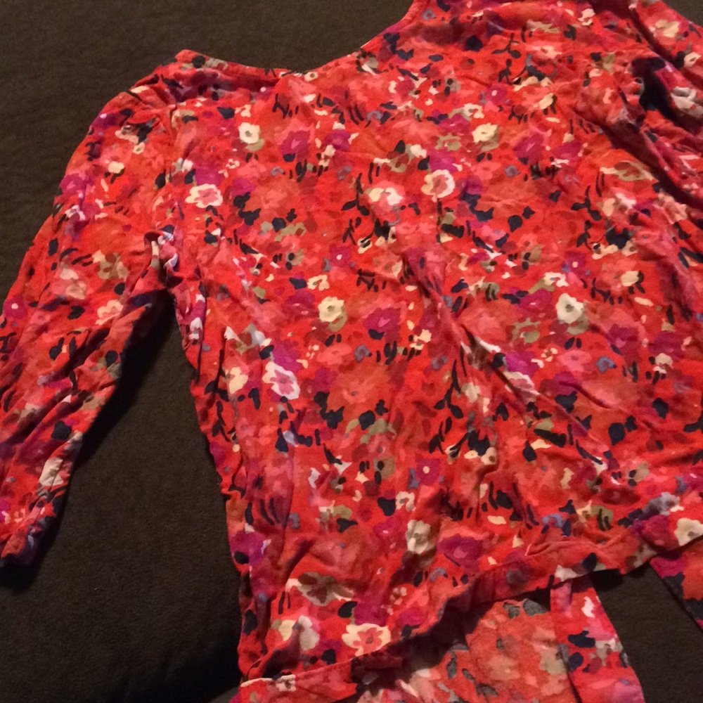 ❌SOLD❌ Girls old navy floral peasant top